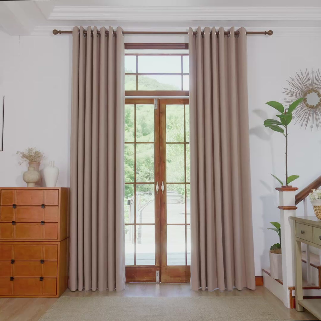 Declan Textured Herringbone Curtains