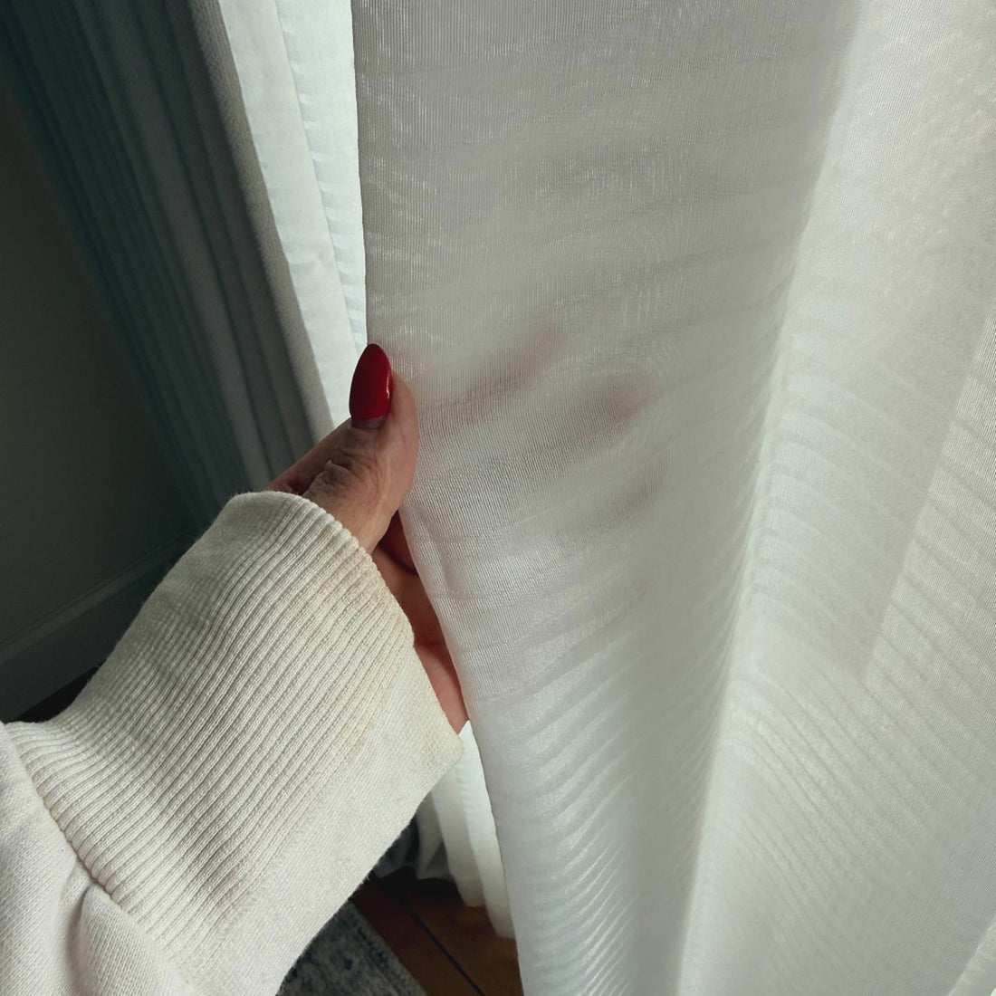 Sheila Cotton Semi Sheer Curtains