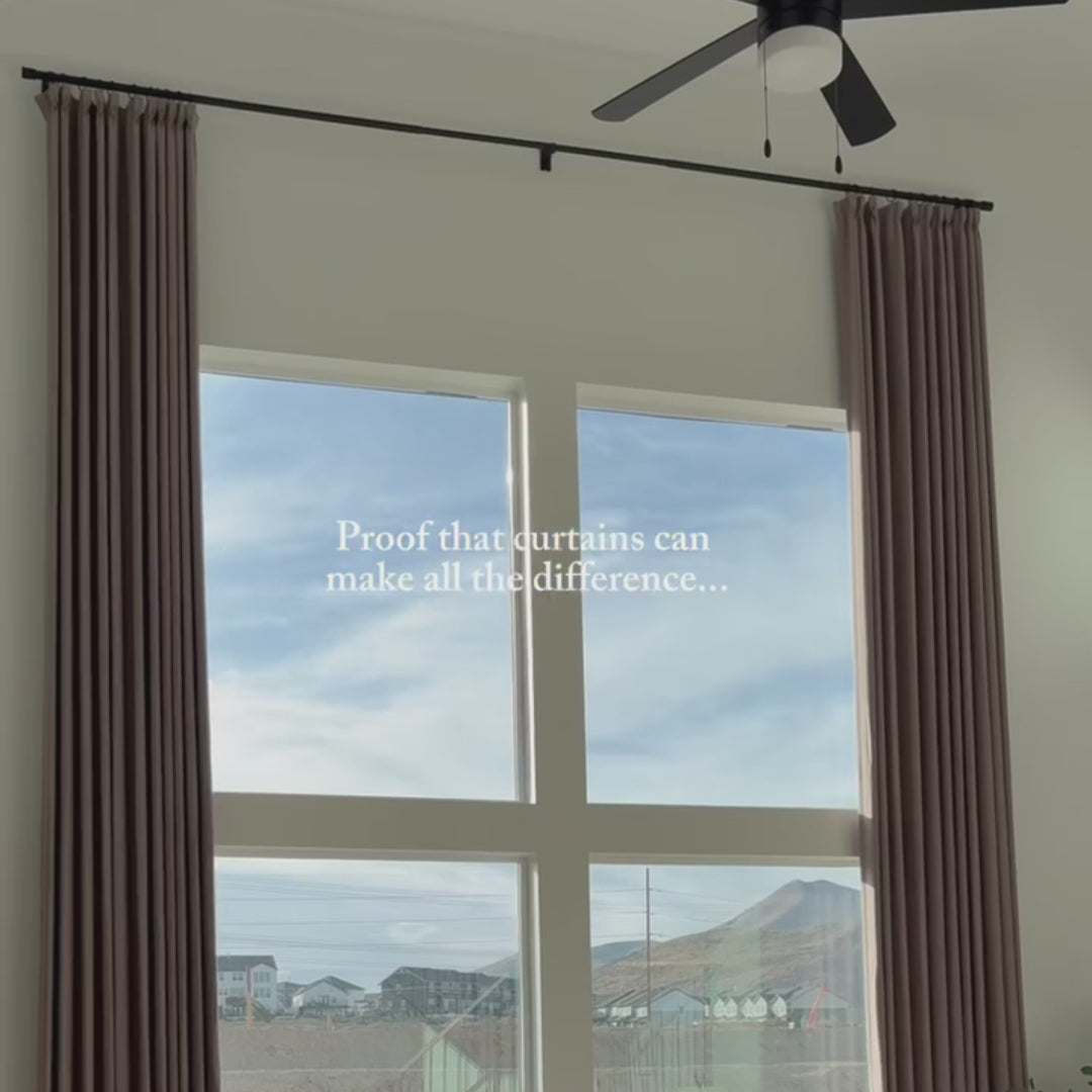 John Linen Texture Cotton Curtains
