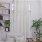 Jasper Dotted Linen Blend Curtains