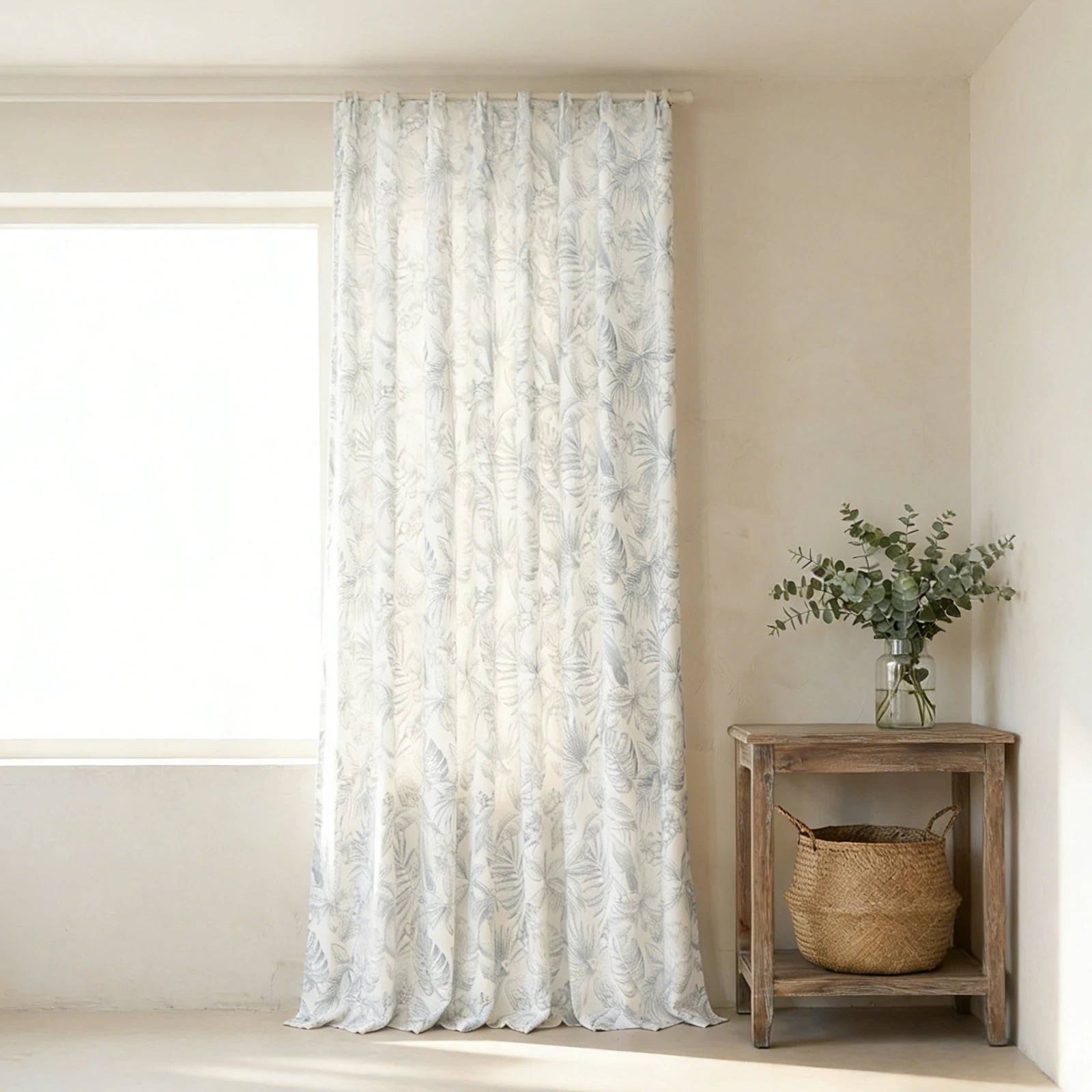 Remy Printed Bird Pattern Curtains