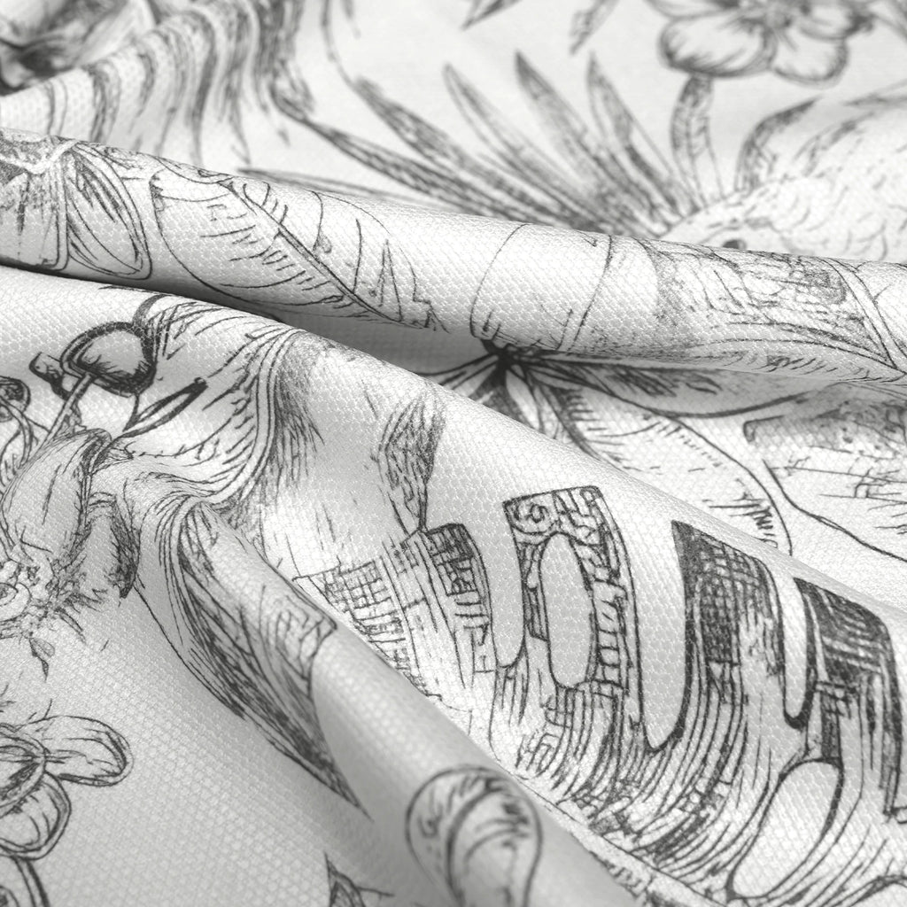 Remy Printed Bird Pattern Curtains