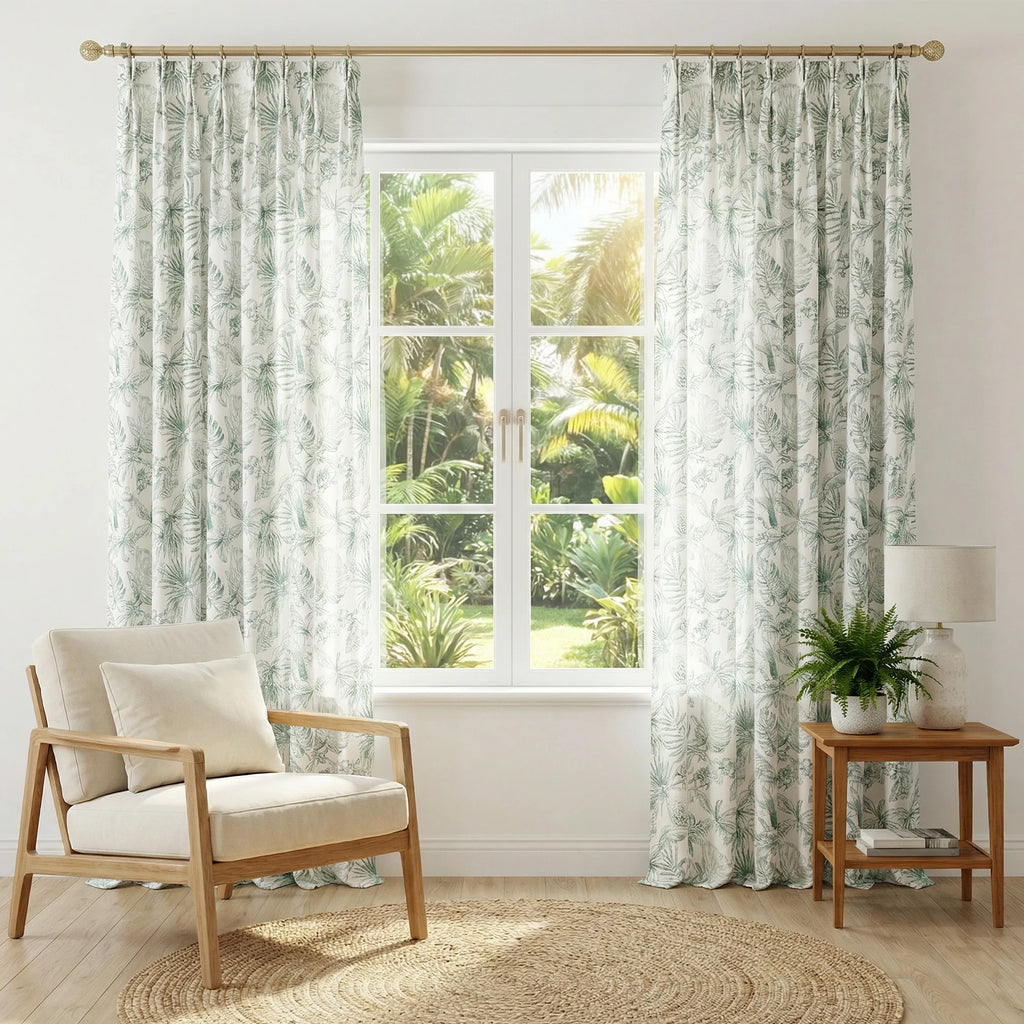 Remy Printed Bird Pattern Curtains