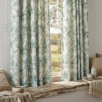 Remy Printed Bird Pattern Curtains