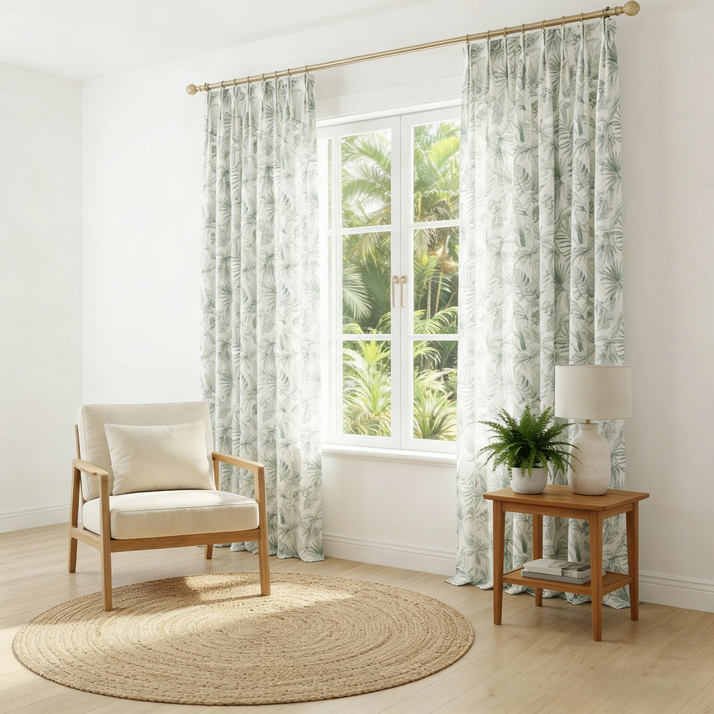 Remy Printed Bird Pattern Curtains