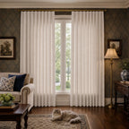 Samuel Floral Jacquard Linen Blend Sheer Curtains