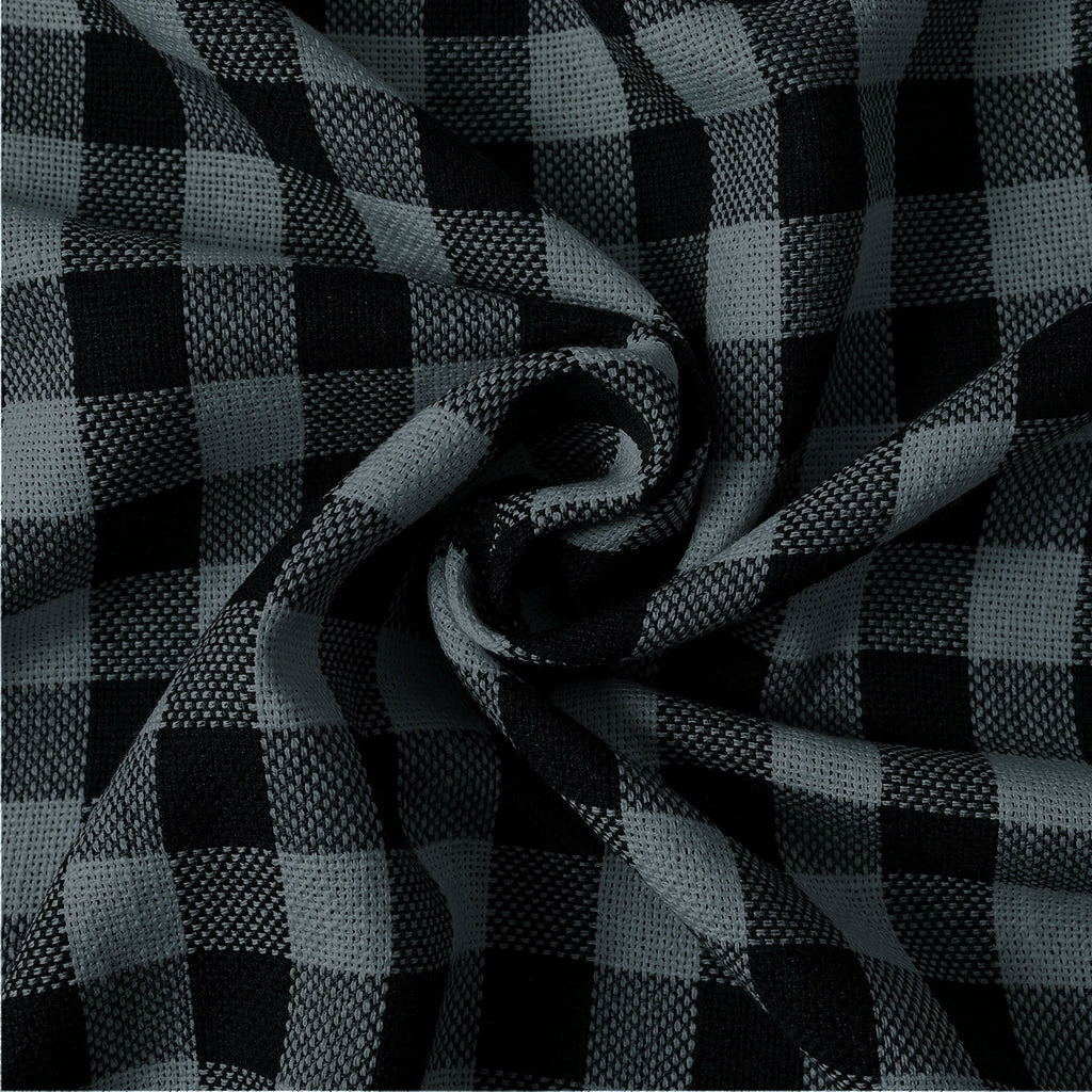 Simon Plaid Patten Cafe Curtains