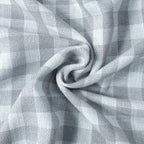 Simon Plaid Linen Textured Curtains