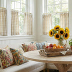 Simon Plaid Patten Cafe Curtains