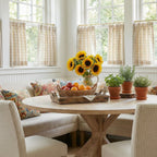 Simon Plaid Patten Cafe Curtains